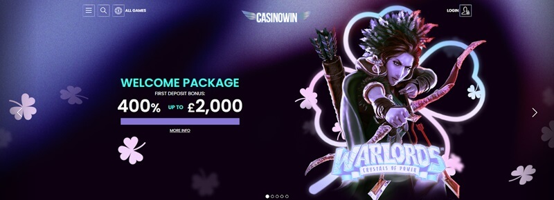 Casino Win Homepage